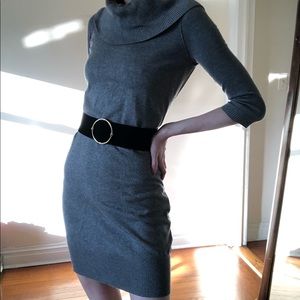 Gray Sweater Dress